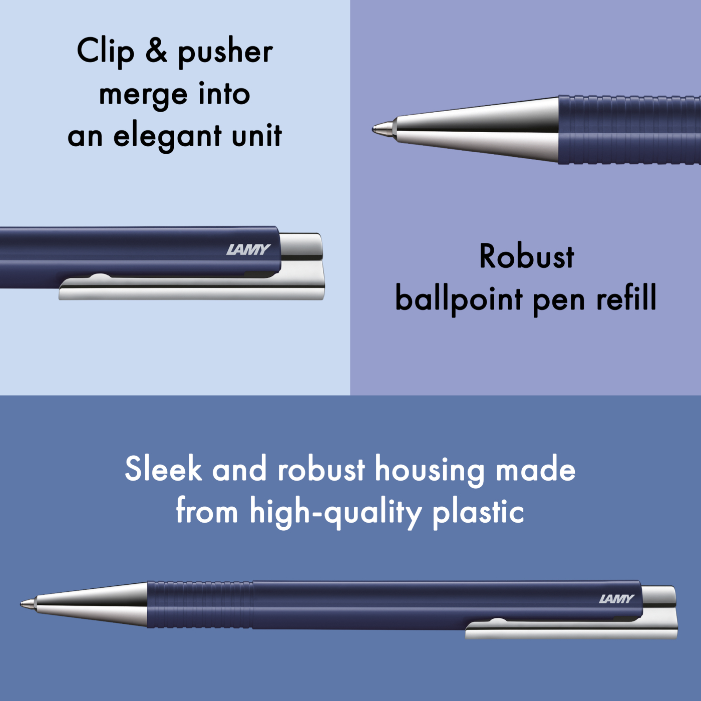 Logo M+ Dark Dusk Ballpoint