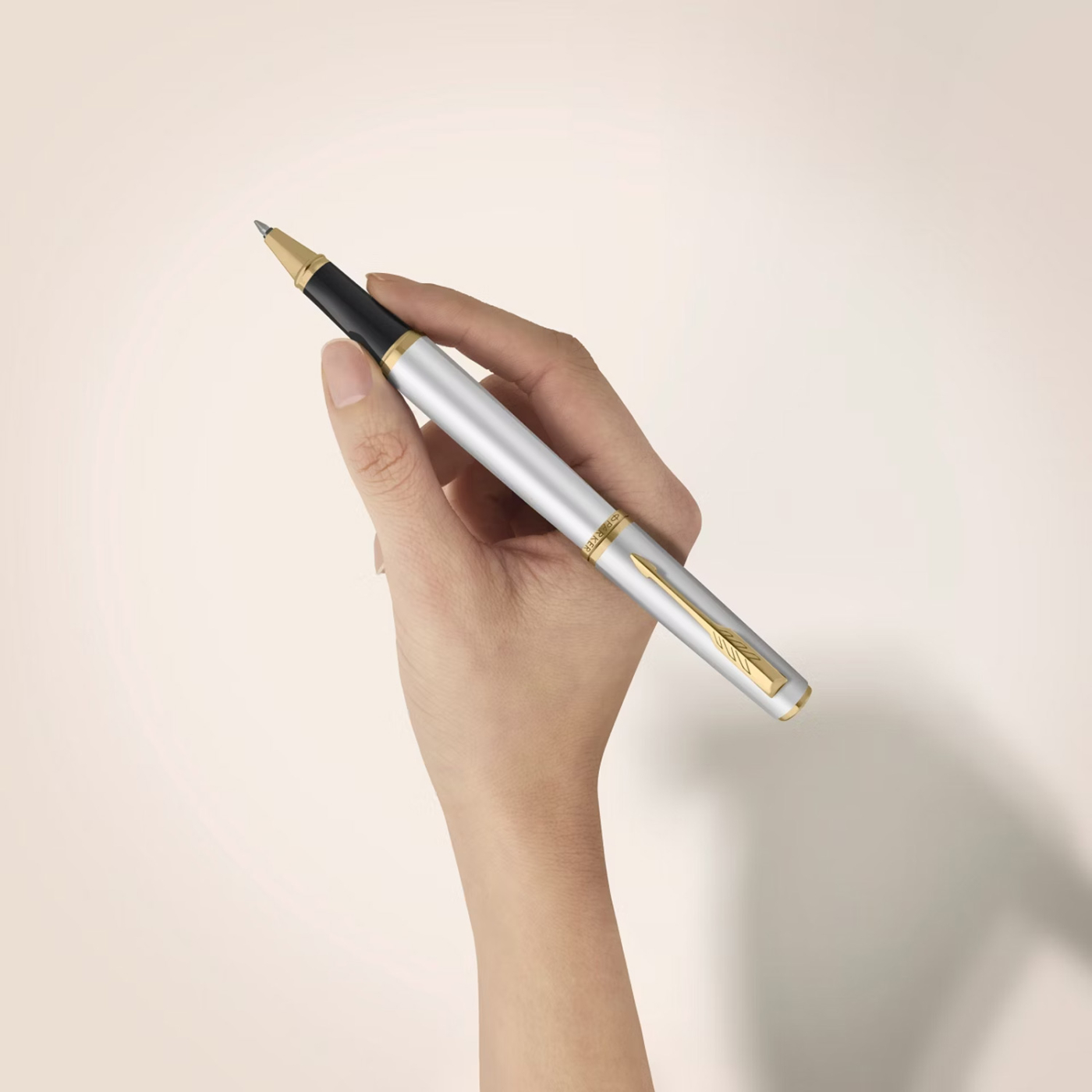 Meridian Chrome/Gold Rollerball