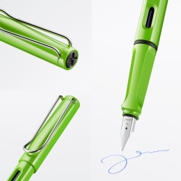 Safari Fountain pen Green in the group Pens / Fine Writing / Fountain Pens at Pen Store (100156_r)