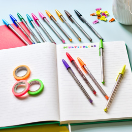 Cristal Multicolor Ballpoint 15-set in the group Pens / Writing / Ballpoints at Pen Store (100233)