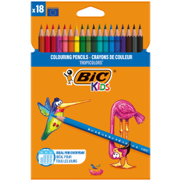 Kids Tropicolors Coloring Pencils 18-set in the group Kids / Kids' Pens / Coloring Pencils for Kids at Pen Store (100240)