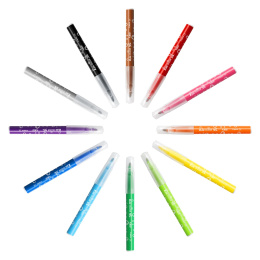 Kids Fiber-tip pens XL 12-set in the group Kids / Kids' Pens / Felt Tip Pens for Kids at Pen Store (100248)