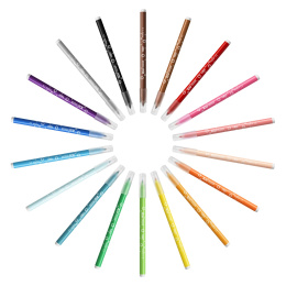 Kids Couleur Felt-tip Pens 18-set in the group Kids / Kids' Pens / Felt Tip Pens for Kids at Pen Store (100252)