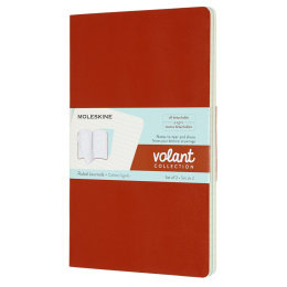 Volant Notebook Large Orange/Blue Ruled in the group Paper & Pads / Note & Memo / Notebooks & Journals at Pen Store (100347)