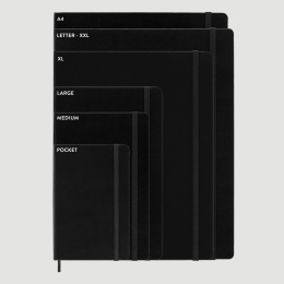 Classic Hard Cover Notebook XL Black in the group Paper & Pads / Note & Memo / Notebooks & Journals at Pen Store (100362_r)