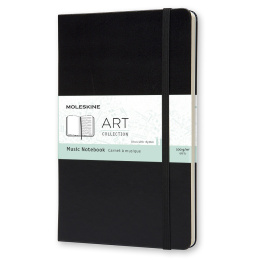 Art Music Notebook Large Black in the group Paper & Pads / Note & Memo / Notebooks & Journals at Pen Store (100376)