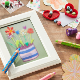Woody 3-in-1 Coloring Pencils 10-set in the group Kids / Kids' Pens / Coloring Pencils for Kids at Pen Store (100444)