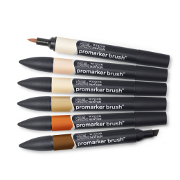 BrushMarker 6-set Skin Tones in the group Pens / Artist Pens / Illustration Markers at Pen Store (100553)