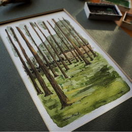 Gansai Tambi Aquarelle 24-set in the group Art Supplies / Artist colours / Watercolour Paint / Watercolour pans at Pen Store (101077)