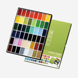 Gansai Tambi Aquarelle 48-set in the group Art Supplies / Colours / Watercolor Paint at Pen Store (101261)