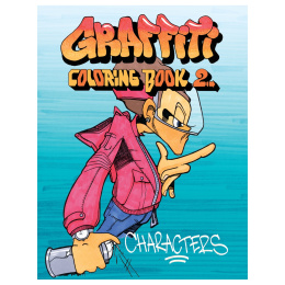 Graffiti Coloring Book 2: Characters in the group Hobby & Creativity / Books / Adult Coloring Books at Pen Store (101371)