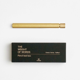 Classic Reflect Pencil lead box Brass in the group Art Supplies / Art Accessories / Storage at Pen Store (101379)