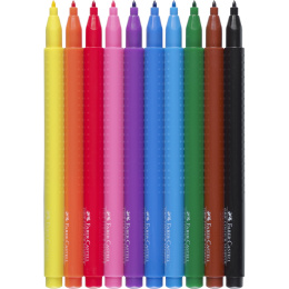 Grip Colour Markers - Set of 10 in the group Kids / Kids' Pens / Felt Tip Pens for Kids at Pen Store (101392)