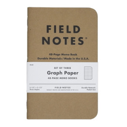 Memo Book Graph 3-pack in the group Paper & Pads / Note & Memo / Notebooks & Journals at Pen Store (101425)