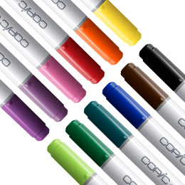 Ciao 12-set Basic colors in the group Pens / Artist Pens / Illustration Markers at Pen Store (103253)