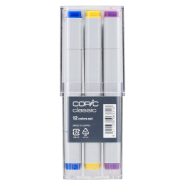 Classic 12-set Basic colors in the group Pens / Artist Pens / Illustration Markers at Pen Store (103255)