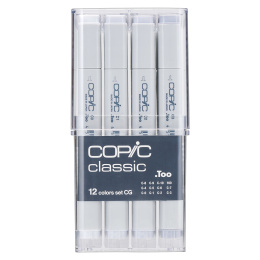 Classic 12-set Cool Gray in the group Pens / Artist Pens / Illustration Markers at Pen Store (103317) Classic 12-set Cool Gray in the group Pens / Artist Pens / Illustration Markers at Pen Store (103317)