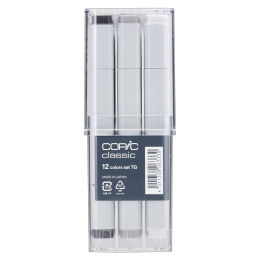 Classic 12-set Toner Gray in the group Pens / Artist Pens / Illustration Markers at Pen Store (103318) Classic 12-set Toner Gray in the group Pens / Artist Pens / Illustration Markers at Pen Store (103318)
