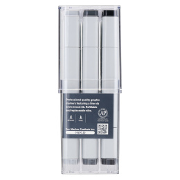 Classic 12-set Neutral Gray in the group Pens / Artist Pens / Illustration Markers at Pen Store (103319)