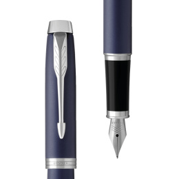 IM Blue/Chrome Fountain pen in the group Pens / Fine Writing / Fountain Pens at Pen Store (104673)