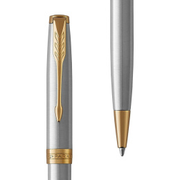 Sonnet Steel/Gold Ballpoint in the group Pens / Fine Writing / Ballpoint Pens at Pen Store (104699)