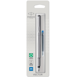 Vector Stainless Steel Fountain pen in the group Pens / Fine Writing / Fountain Pens at Pen Store (104703)