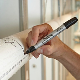 Metal Small Permanent Marker Black in the group Pens / Artist Pens / Felt Tip Pens at Pen Store (104767)