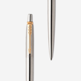 Jotter Steel/Gold Ballpoint in the group Pens / Fine Writing / Ballpoint Pens at Pen Store (104808)