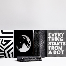 Notebook Graphic Fame L - Moon in the group Paper & Pads / Note & Memo / Notebooks & Journals at Pen Store (104870)