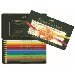 Coloring pencils Polychromos 12-set in the group Pens / Artist Pens / Coloured Pencils at Pen Store (105074)