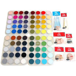 80 Colour Set in the group Art Supplies / Artist colours / Pastels / Soft pastels at Pen Store (106106)