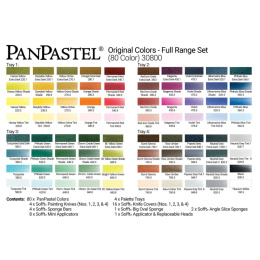 80 Colour Set in the group Art Supplies / Artist colours / Pastels at Pen Store (106106)