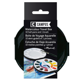 Campus Watercolor Travel Box in the group Art Supplies / Artist colours / Watercolour Paint / Watercolour pans at Pen Store (106245)