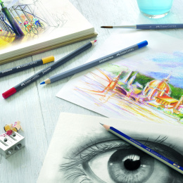 Watercolour pencil Goldfaber Aqua Fuchsia 123 in the group Pens / Writing / Pencils at Pen Store (106538)