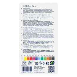 Goldfaber Aqua Watercolour Pencil 12-set in the group Pens / Artist Pens / Watercolour Pencils at Pen Store (106633)