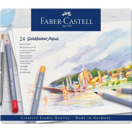 Goldfaber Aqua Watercolour Pencil 24-set in the group Pens / Artist Pens / Watercolour Pencils at Pen Store (106637)