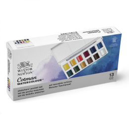 Cotman Water Colors Sketchers Pocket Box in the group Art Supplies / Artist colours / Watercolor Paint at Pen Store (107243)
