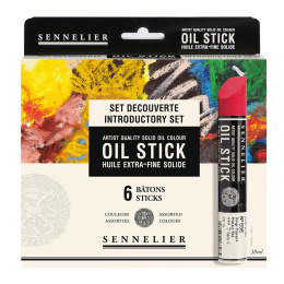 Oil Sticks Introductory 6-set in the group Art Supplies / Crayons & Graphite / Pastel Crayons at Pen Store (107250)