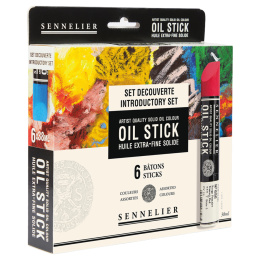 Oil Sticks Introductory 6-set in the group Art Supplies / Crayons & Graphite / Pastel Crayons at Pen Store (107250)