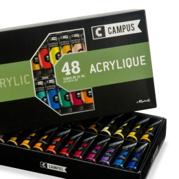 Campus Acrylic Set 48x21ml in the group Art Supplies / Artist colours / Acrylic Paint at Pen Store (107972)