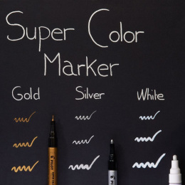 Super Color Marker Extra Fine Gold in the group Pens / Office / Markers at Pen Store (109647)