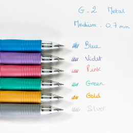 G2 Gel 0.7 Metallic in the group Pens / Writing / Gel Pens at Pen Store (109737_r)