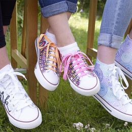 4500 Textil Marker 066 Neon Orange in the group Hobby & Creativity / Paint / Fabric Markers and Dye at Pen Store (110337)