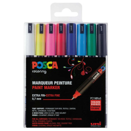 Posca PC-1MR Standard Colours Set of 8 in the group Pens / Artist Pens / Illustration Markers at Pen Store (110433)