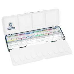 Horadam Aquarell Metal 12-set + extra space in the group Art Supplies / Artist colours / Watercolor Paint at Pen Store (110727)