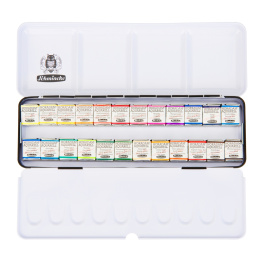 Horadam Aquarell Metal 24-set in the group Art Supplies / Artist colours / Watercolor Paint at Pen Store (110728)