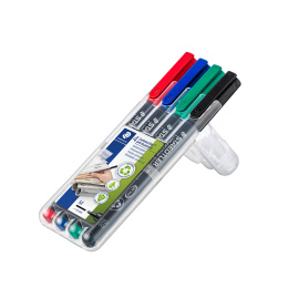 4-pack Lumocolor permanent Medium in the group Pens / Office / Markers at Pen Store (110758)