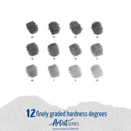 Mars Lumograph 12-set Sketching in the group Art Supplies / Crayons & Graphite / Graphite & Pencils at Pen Store (110872)