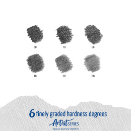 Mars Lumograph 100 6-set in the group Art Supplies / Crayons & Graphite / Graphite & Pencils at Pen Store (110878)