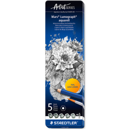 Mars Lumograph Aqua 5-pack in the group Pens / Artist Pens / Watercolour Pencils at Pen Store (111230)